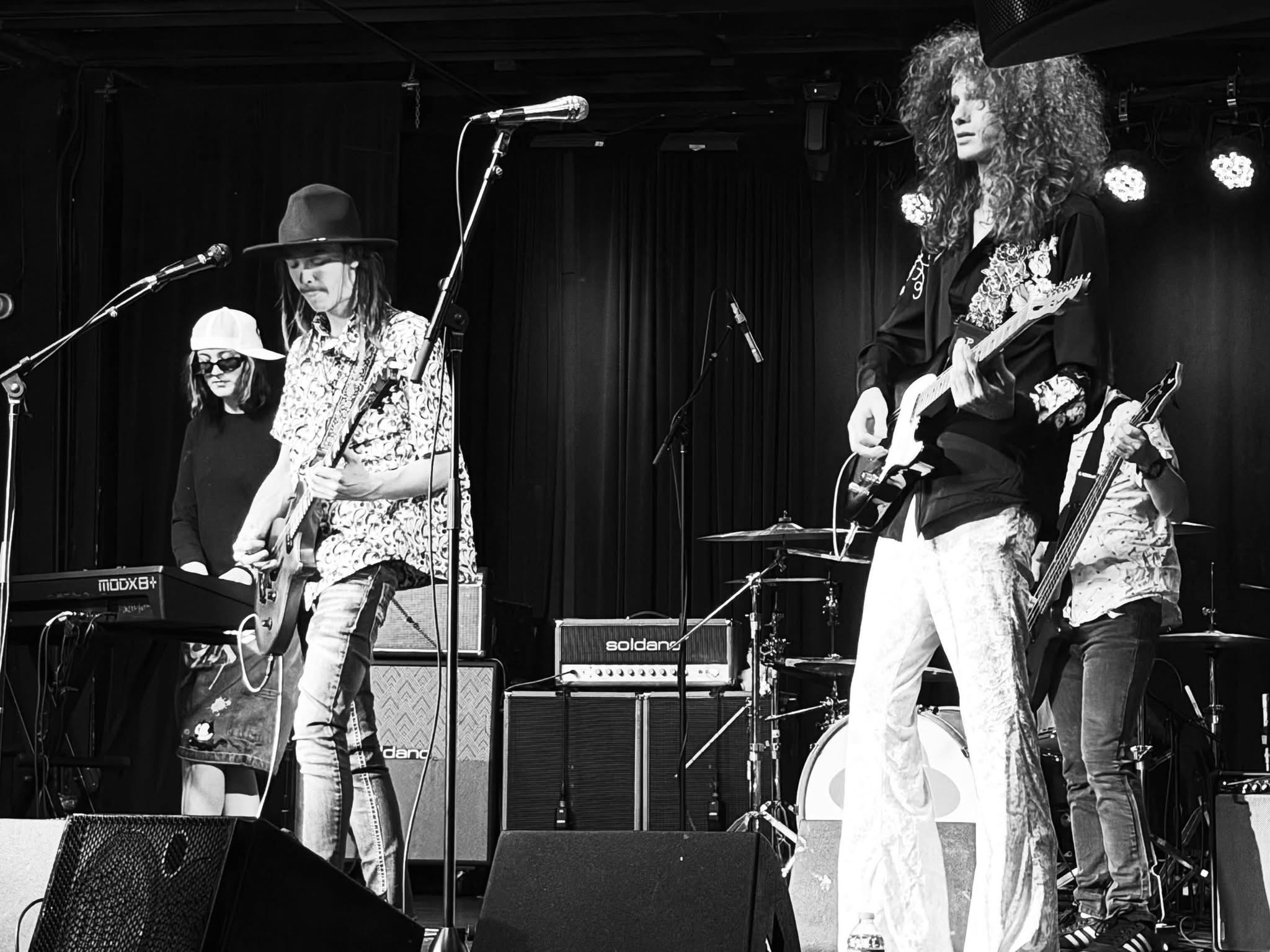 Jesse Bennett performing onstage with Taj Farrant during the 2026 tour